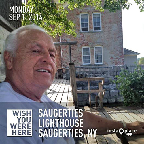 Lee Duquette at th Saugerties Lighthouse